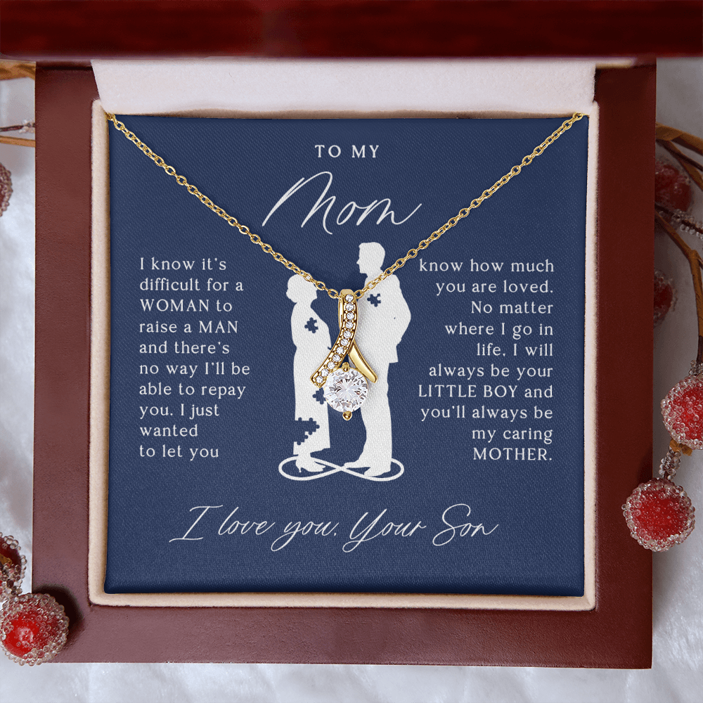 EternalLove™ | Elegant Keepsake Necklace for Mom