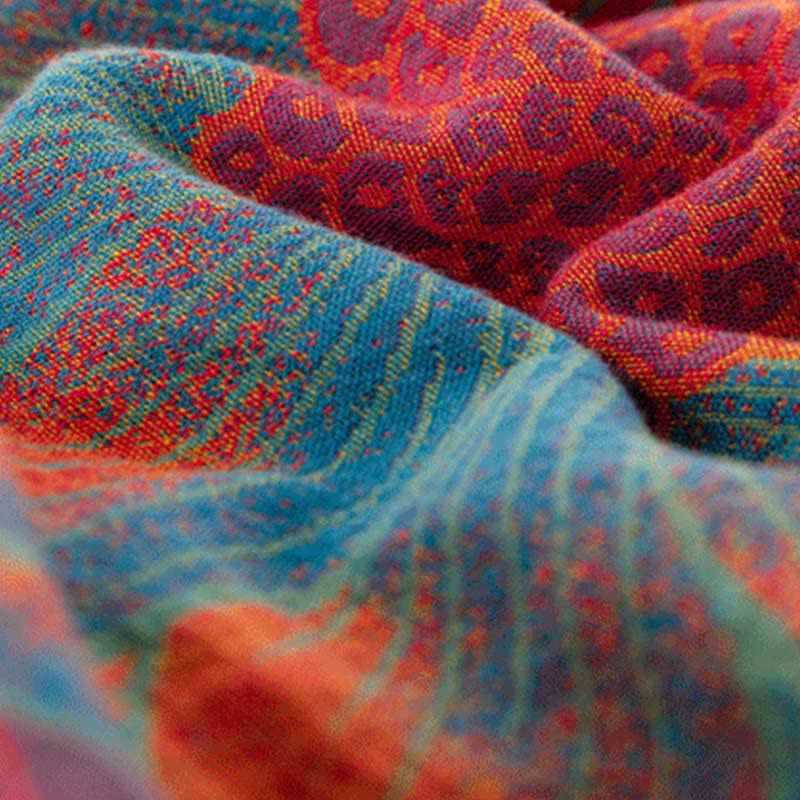 Bohemian Cotton Duvet Cover Set With Floral Print