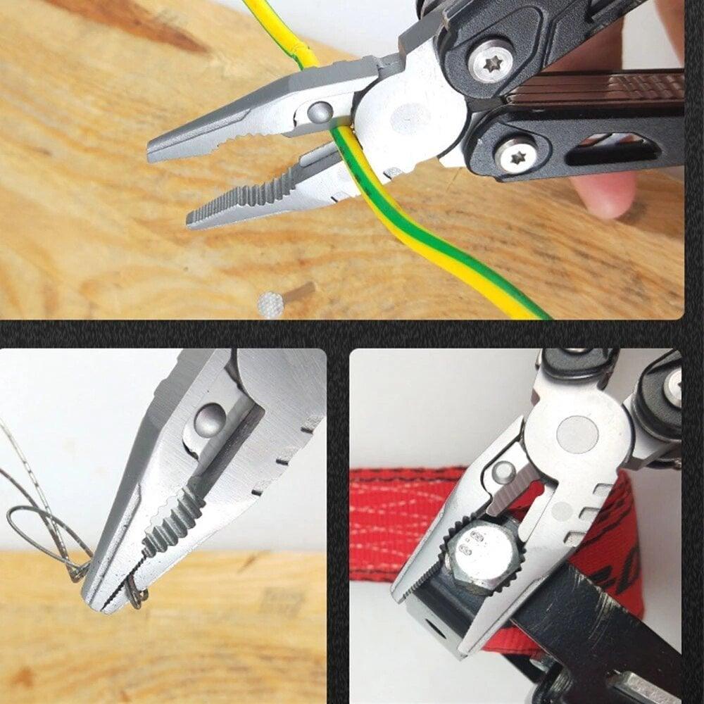Multifunctional 14 in 1 Stainless Steel Hammer, be ready for any task.