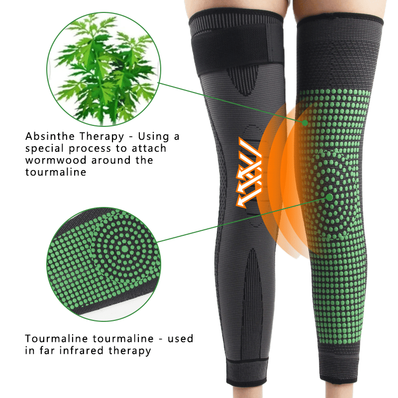 Self-heating knee brace: rapid pain relief