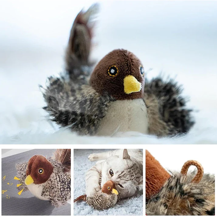 ZoomieBird™ | Cat Bird Toy with Realistic Wings