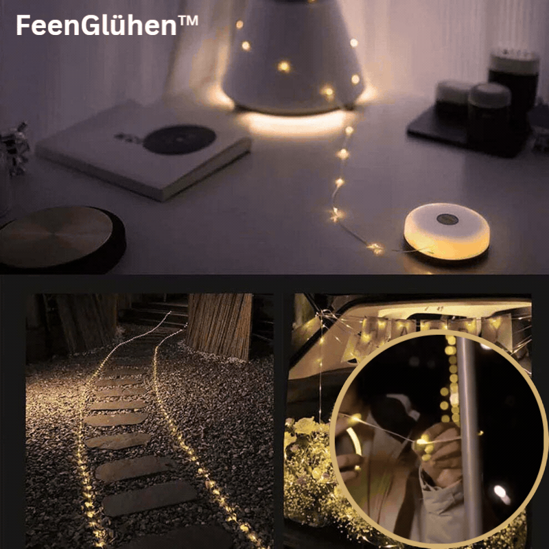 FairyGlow™ Transportable Fairy LED light garland