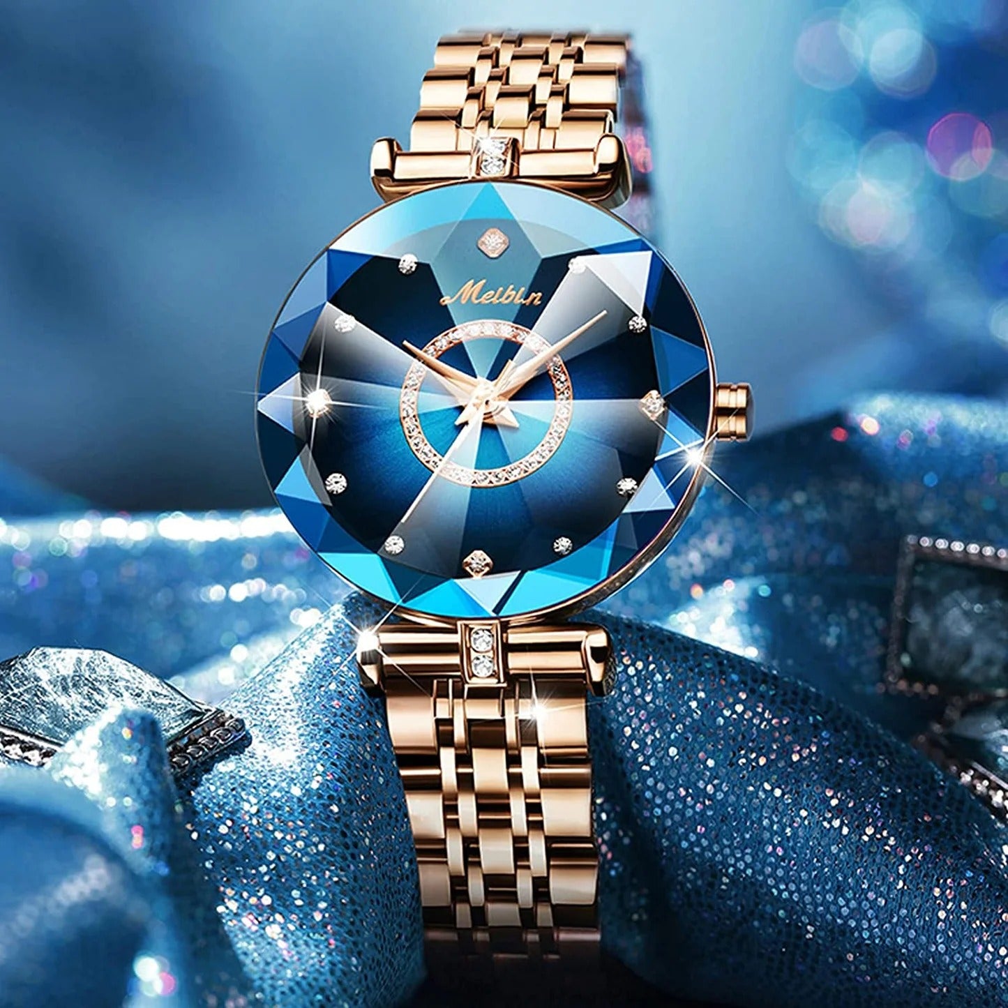 DiamondBloom™ | Sparkling Luxury Diamond Watch