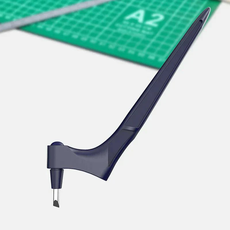 Handmade cutting tool with 360° rotating blade