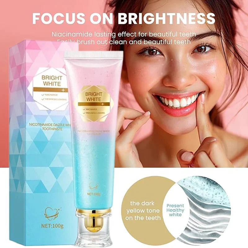 (1+1 FREE) PureTeeth™ Niacinamide Whitening Toothpaste