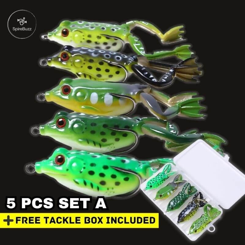 Spirebuzz™ JumpMaster Frog Lure - 5 Pcs Set