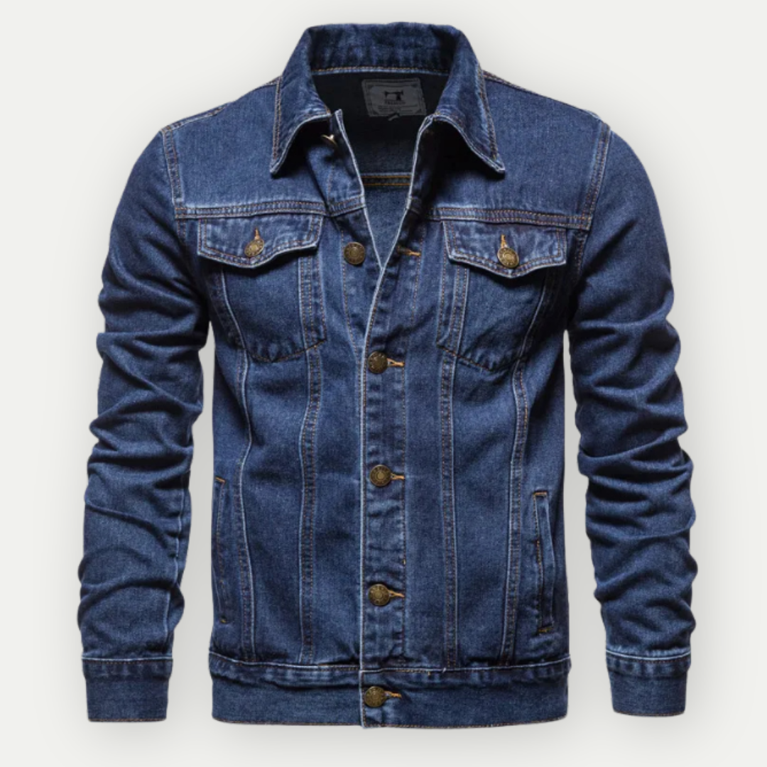 Leo Regular Fit Jacket | Collared Button Front Men’s Jacket