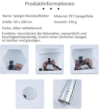 Ultra-flexible mirror - safe and shatterproof