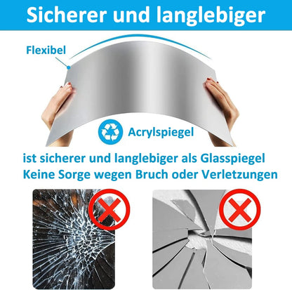 Ultra-flexible mirror - safe and shatterproof