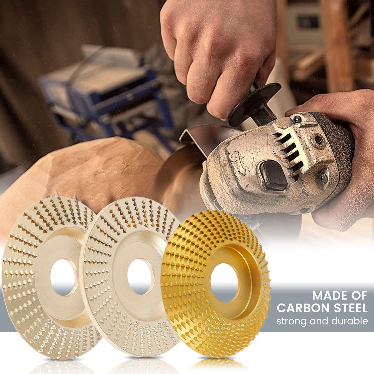 Woodcarving disc kit - Precision and efficiency for your creations
