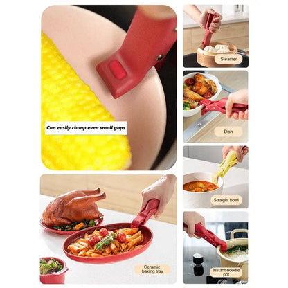 1 + 1 Free | Multifunctional anti-scalding bowl holder – secure hold & one-handed use