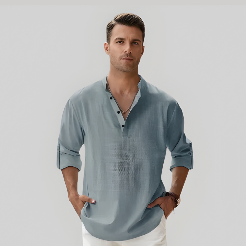 Men’s Relaxed Linen Summer Shirt | Breathable Casual Fit