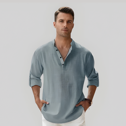 Men’s Relaxed Linen Summer Shirt | Breathable Casual Fit