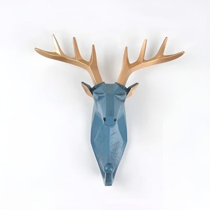 Contemporary Geometric Animal Head Wall Hook