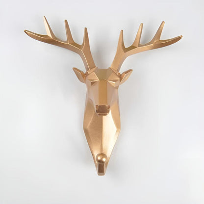 Contemporary Geometric Animal Head Wall Hook