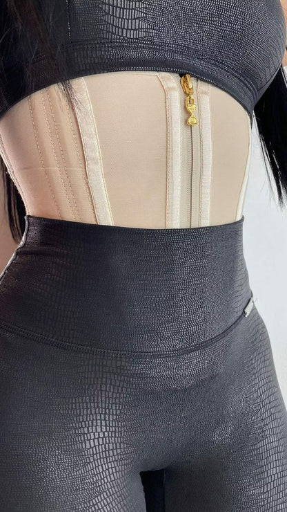 Zip & Breasted Body Shaper Tank Top