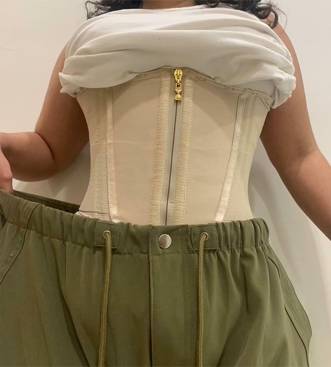 Zip & Breasted Body Shaper Tank Top
