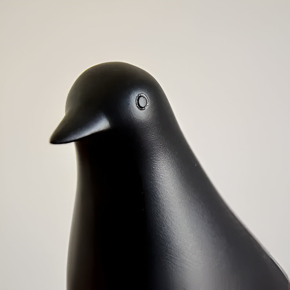 Metal Bird Figurine With Smooth Finish