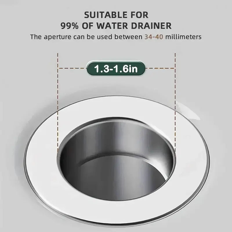 Filter – Keep your sink clear with no plumber needed!