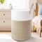 Minimalist Cotton Rope Laundry Basket With Sturdy Handles