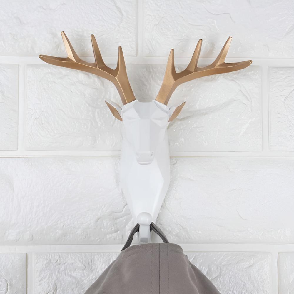 Contemporary Geometric Animal Head Wall Hook