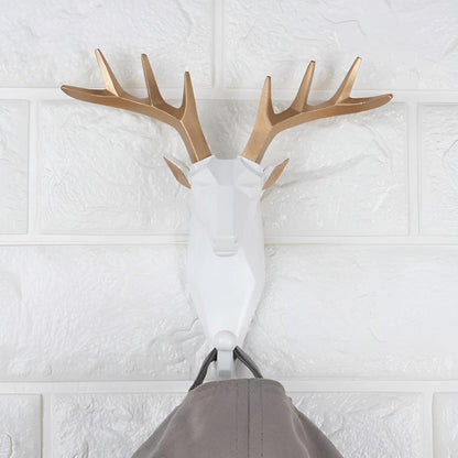 Contemporary Geometric Animal Head Wall Hook