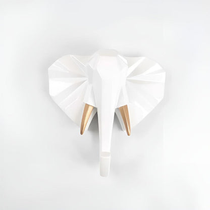Contemporary Geometric Animal Head Wall Hook