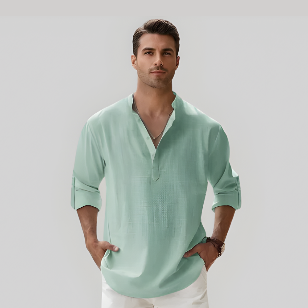 Men’s Relaxed Linen Summer Shirt | Breathable Casual Fit