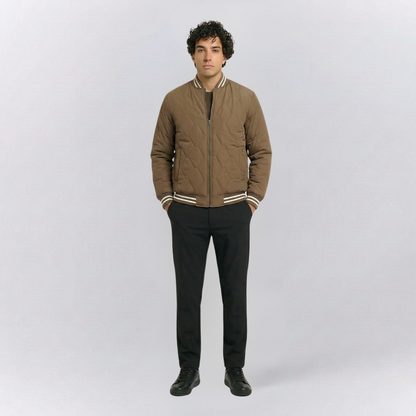 Quilted Varsity Multicolor Jacket