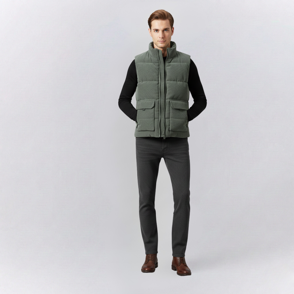 Corduroy Ribbed Vest