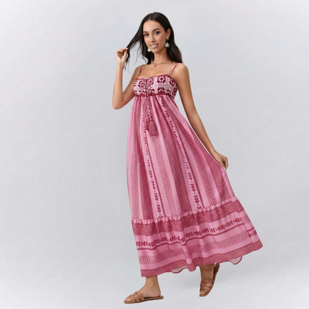 Marisol Maxi Pink Sundress