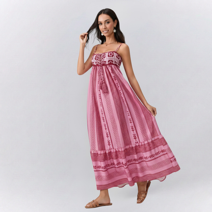 Marisol Maxi Pink Sundress