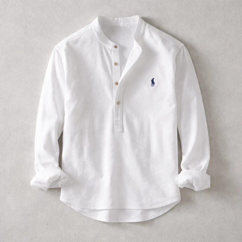 Osaka Henley Shirt | Casual Lightweight Cotton