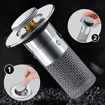 Filter – Keep your sink clear with no plumber needed!