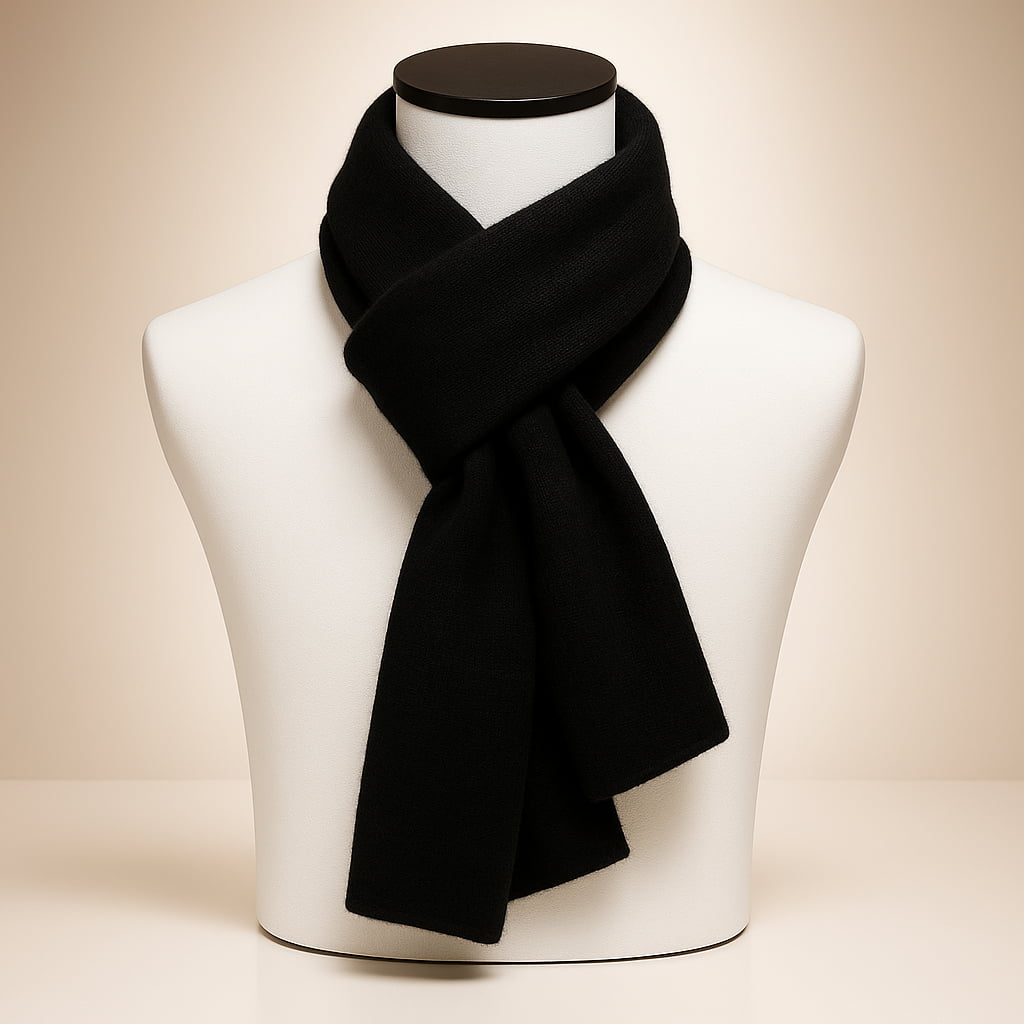 Harry Knit Mid-Length Scarf | Solid Casual Wear Scarf