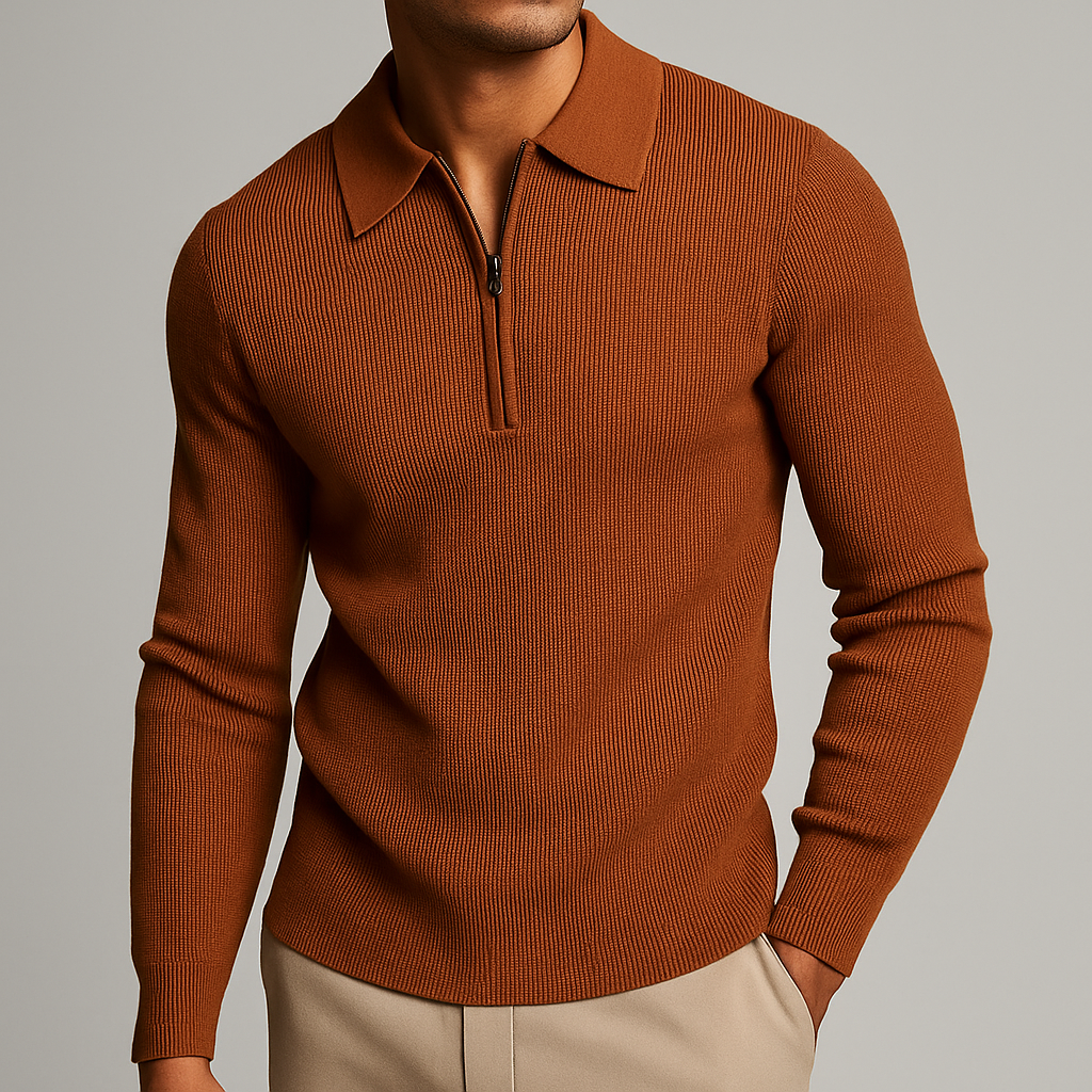 Bradbury Quarter Zip Shirt | Long Sleeve Casual
