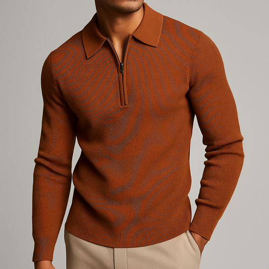 Bradbury Quarter Zip Shirt | Long Sleeve Casual