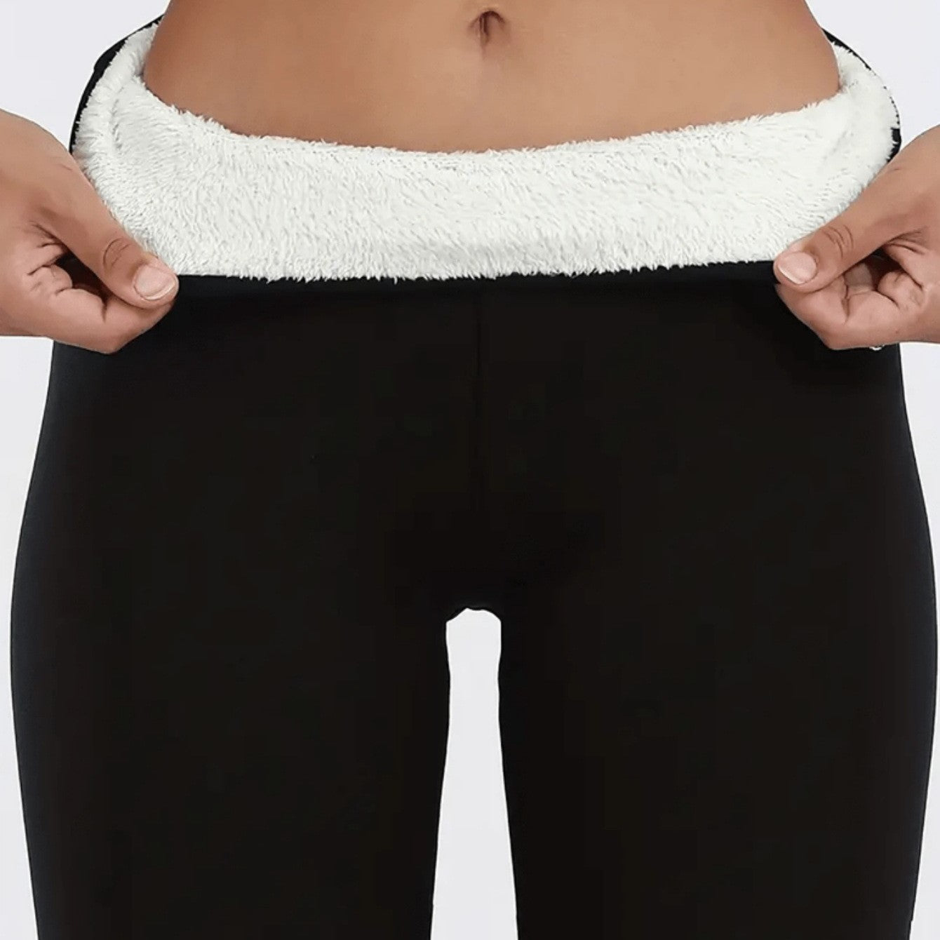 Amelia Skinny Thermal Leggings | High-Waisted Full-Length Leggings