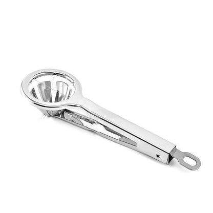 Stainless steel egg cutter – Manual slicer for hard-boiled eggs