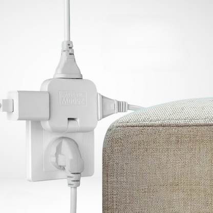 Compact, elegant universal power strip
