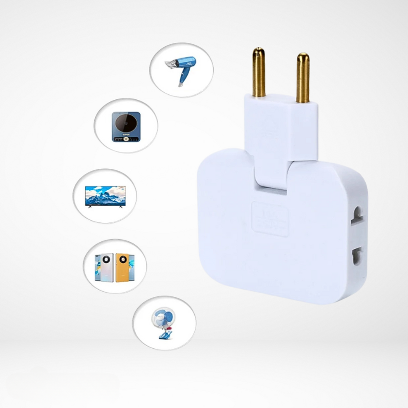Compact, elegant universal power strip