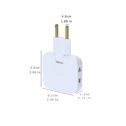 Compact, elegant universal power strip