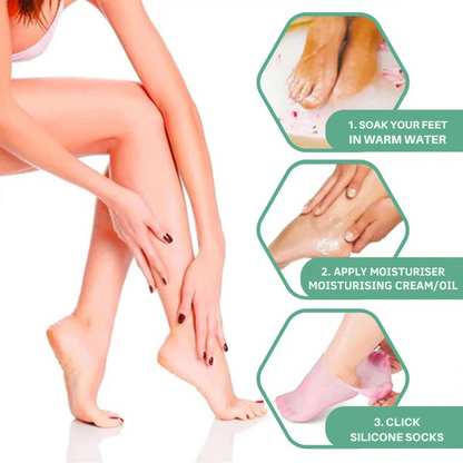 Silicone Socks for Soft and Well-Groomed Feet