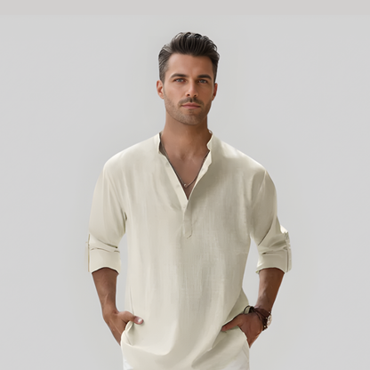 Men’s Relaxed Linen Summer Shirt | Breathable Casual Fit