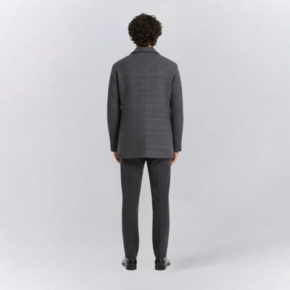 Wellsbury Plaid Over Coat