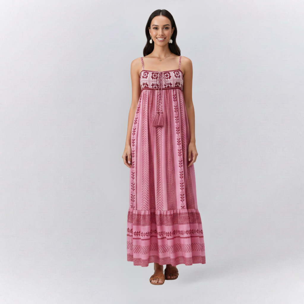 Marisol Maxi Pink Sundress