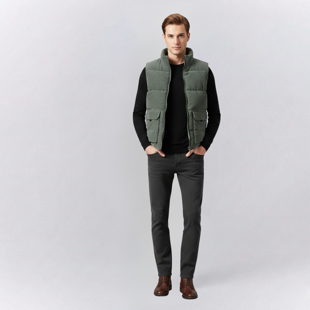 Corduroy Ribbed Vest