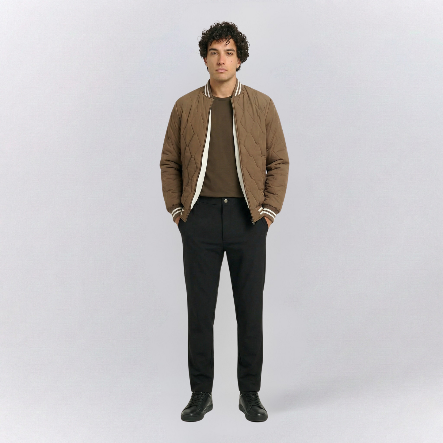 Quilted Varsity Multicolor Jacket