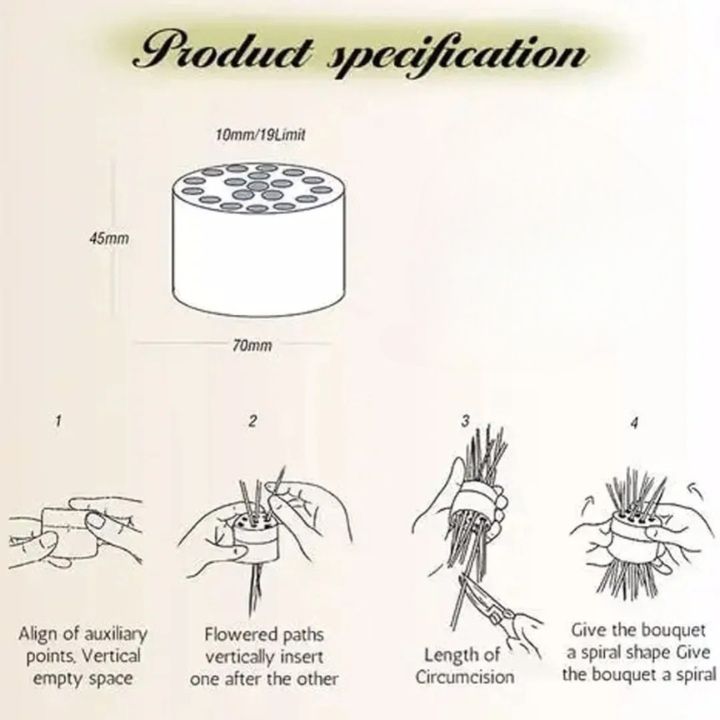 1+1 Free | Spiral Flower Holder for Perfect Vase Compositions