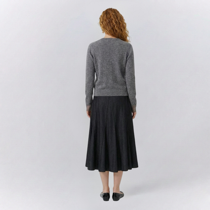 Rosie Elegent Fitted Cardigan | Lace Trim Button Front Cardigan